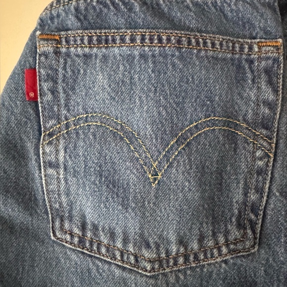 Levi’s Premium 501® ORIGINAL FIT High Rise Straight Leg 💯% cotton Denim W24XL32 - Picture 6 of 16